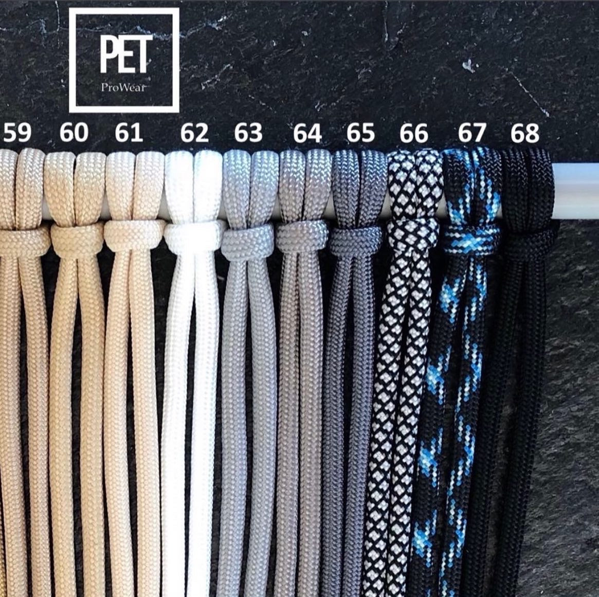 Porte-clés SUR MESURE Big Balou en paracorde et Biothane