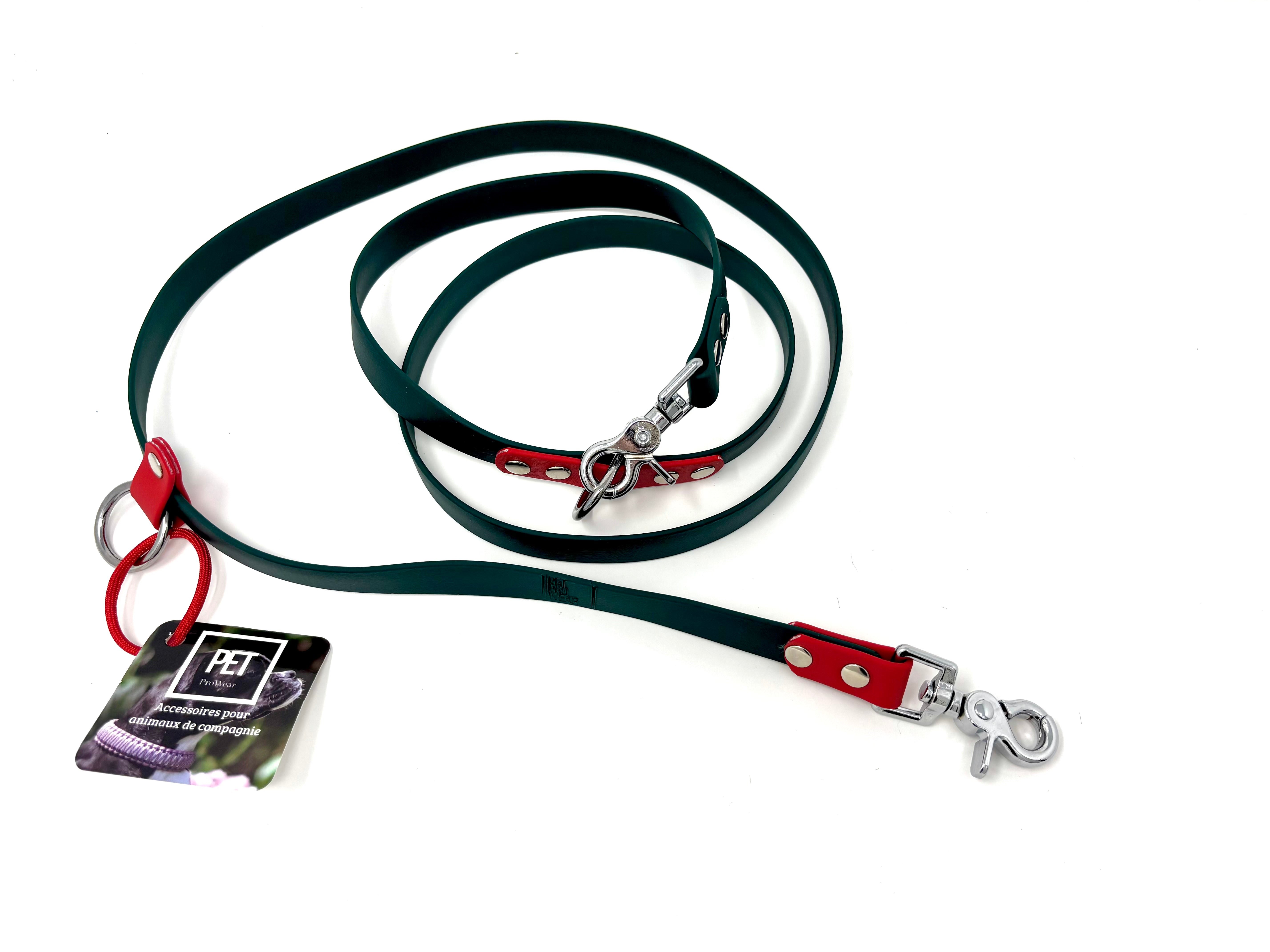 LAISSE MULTIFONCTIONS - VERT & ROUGE