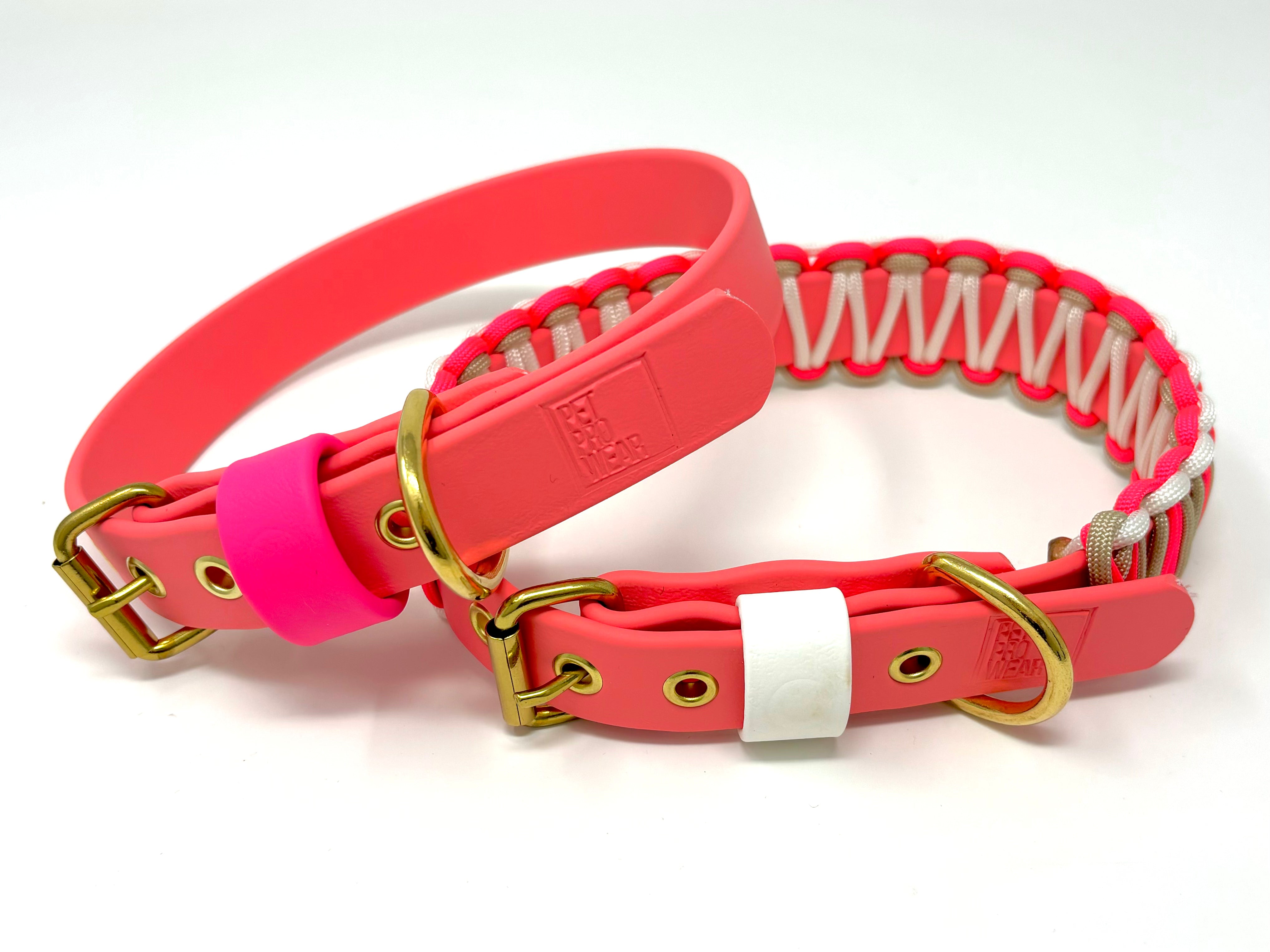 BIOTHANE PUR - CORAIL & ROSE