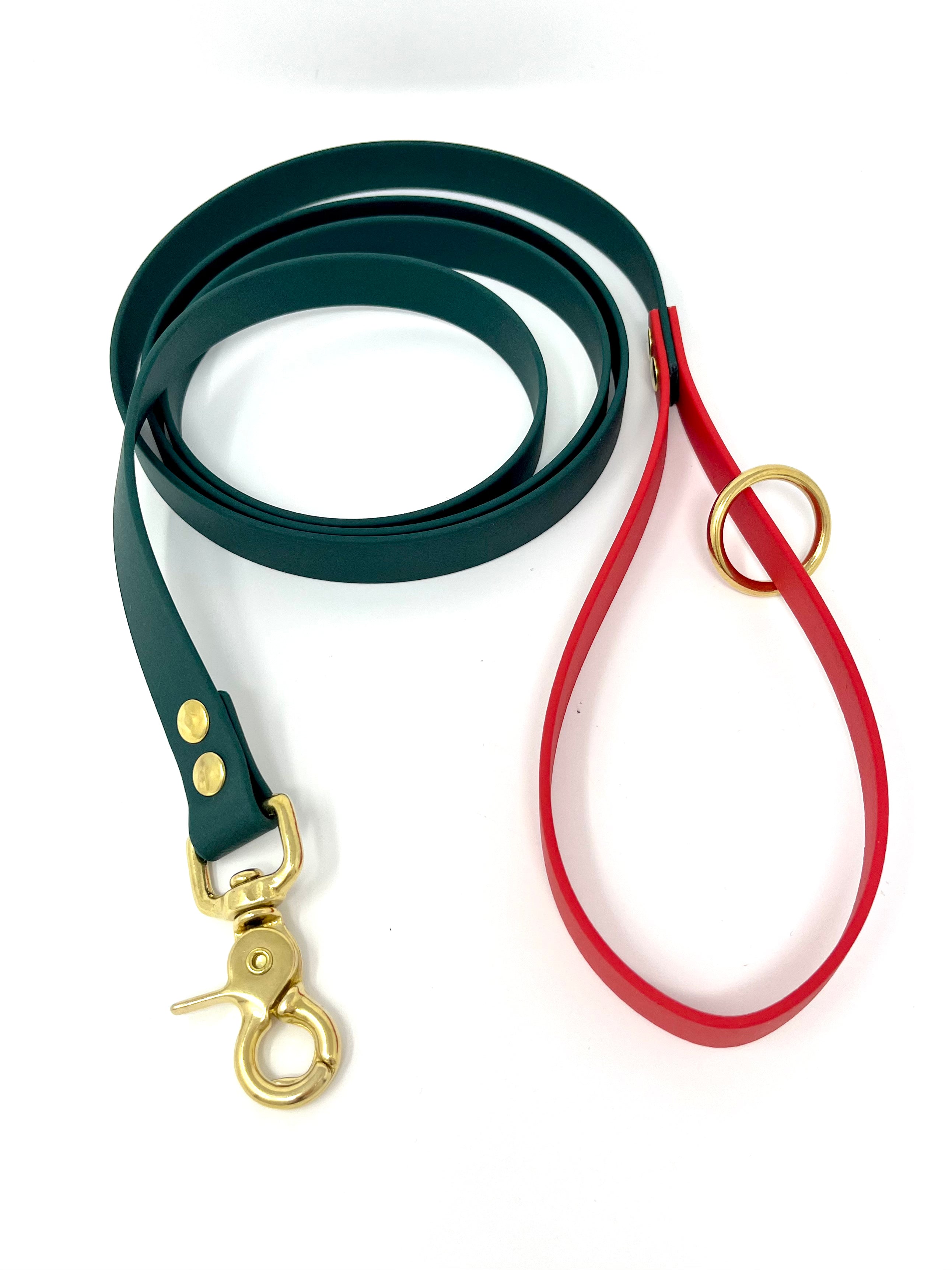 ENSEMBLE COLLIER TORSADE ET LAISSE DE NOËL