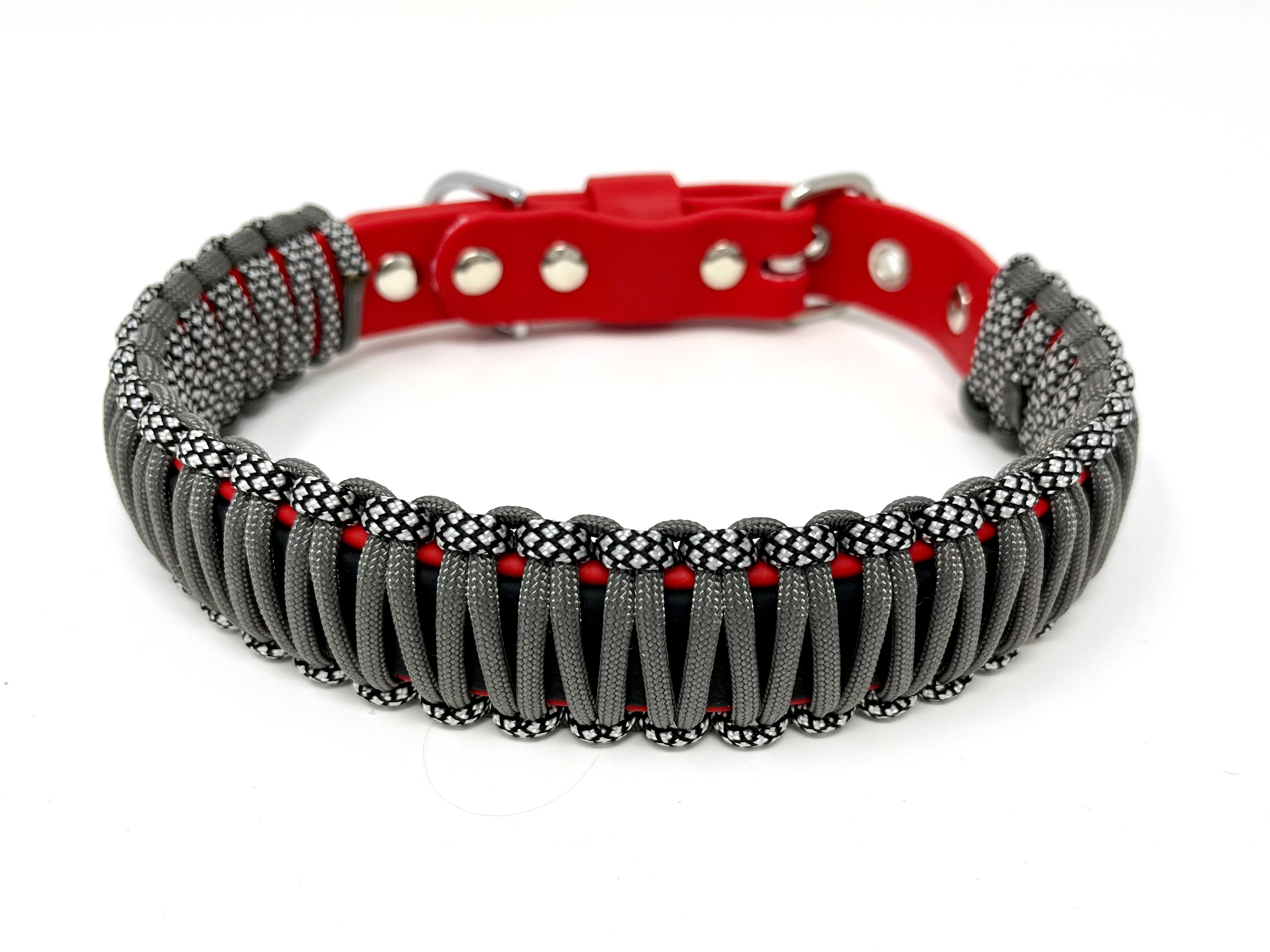 DOUBLE BALOU - GRIS/ROUGE