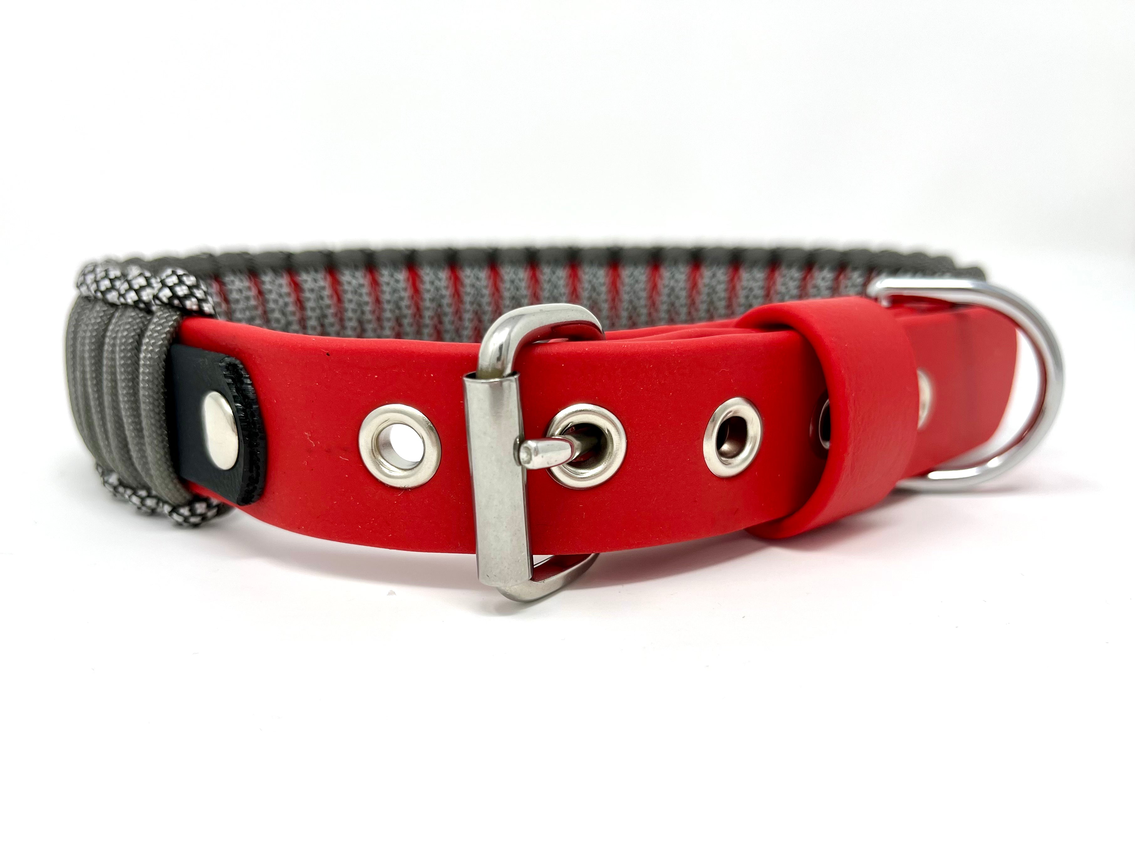 DOUBLE BALOU - GRIS/ROUGE